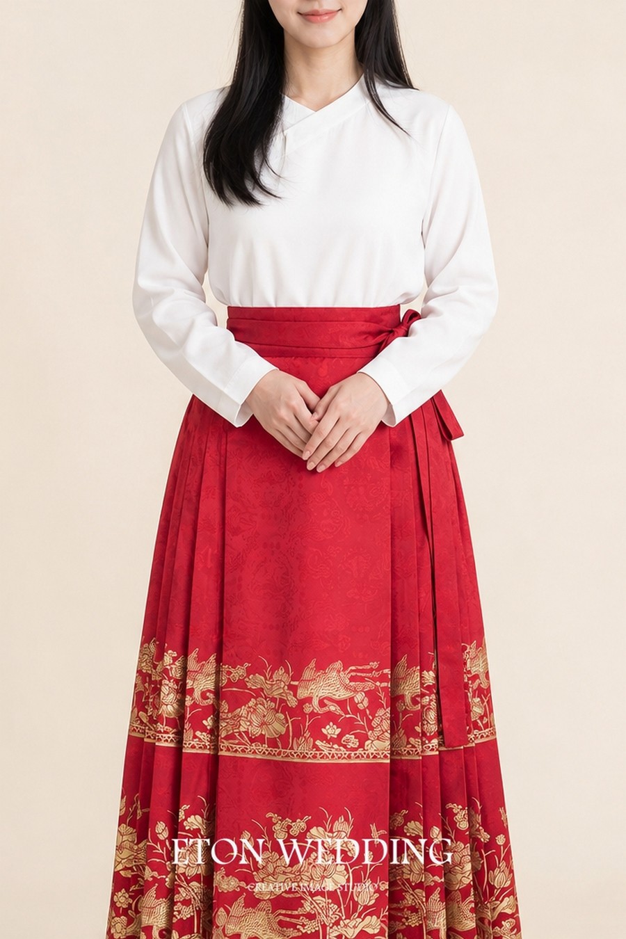 馬面裙,馬面裙推薦,中式裙,馬面服,馬面服婚紗